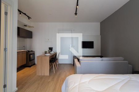 Quarto/Cozinha de apartamento à venda com 1 quarto, 26m² em Jardim Panorama, São Paulo