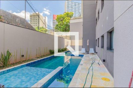 Área comum - Piscina de apartamento para alugar com 1 quarto, 28m² em Sé, São Paulo