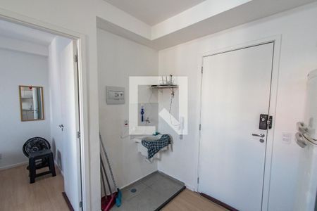 Sala/cozinha de apartamento à venda com 1 quarto, 28m² em Sé, São Paulo