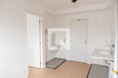 Sala/cozinha de apartamento à venda com 1 quarto, 28m² em Sé, São Paulo