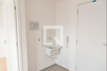 Sala/cozinha de apartamento à venda com 1 quarto, 28m² em Sé, São Paulo