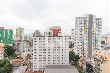 Vista da sala de apartamento à venda com 1 quarto, 28m² em Sé, São Paulo