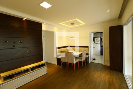 Sala de apartamento à venda com 3 quartos, 107m² em Vila Homero Thon, Santo André