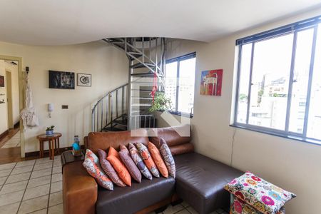 Sala 2 de apartamento à venda com 3 quartos, 260m² em São Pedro, Belo Horizonte