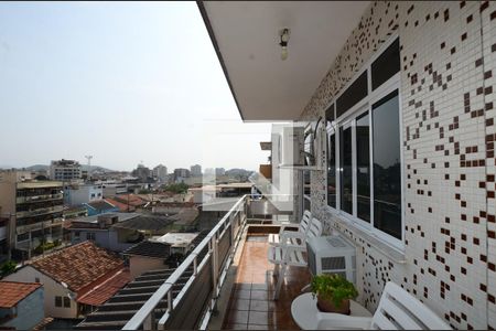 Varanda da Sala de apartamento à venda com 3 quartos, 78m² em Vila da Penha, Rio de Janeiro