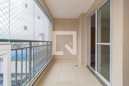 Varanda da Sala/Cozinha de apartamento para alugar com 2 quartos, 59m² em Pari, São Paulo