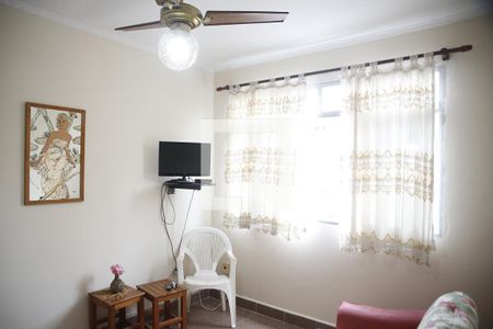 sala de apartamento para alugar com 1 quarto, 60m² em Boqueirão, Praia Grande