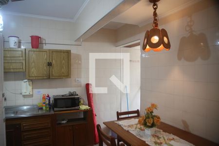 cozinha de apartamento para alugar com 1 quarto, 60m² em Boqueirão, Praia Grande