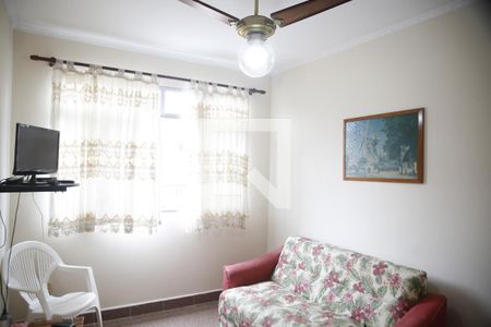 sala de apartamento para alugar com 1 quarto, 60m² em Boqueirão, Praia Grande