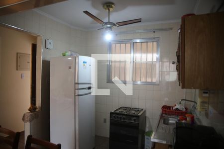 cozinha de apartamento para alugar com 1 quarto, 60m² em Boqueirão, Praia Grande