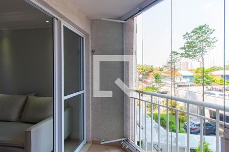 Varanda da Sala de apartamento à venda com 2 quartos, 55m² em Vila Prudente, São Paulo