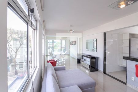 Sala  de apartamento para alugar com 4 quartos, 172m² em Castelo, Belo Horizonte