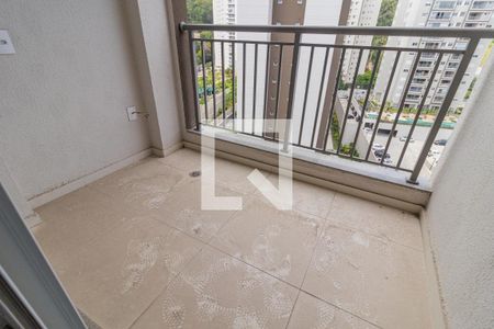 Varanda do Studio de apartamento à venda com 1 quarto, 25m² em Vila Andrade, São Paulo