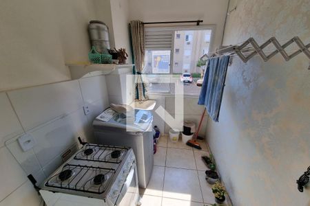 Cozinha e Área de Serviço de apartamento para alugar com 2 quartos, 48m² em Jardim Diva Tarlá de Carvalho, Ribeirão Preto