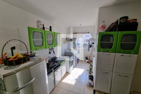 Cozinha e Área de Serviço de apartamento para alugar com 2 quartos, 48m² em Jardim Diva Tarlá de Carvalho, Ribeirão Preto