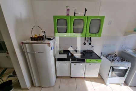 Cozinha e Área de Serviço de apartamento para alugar com 2 quartos, 48m² em Jardim Diva Tarlá de Carvalho, Ribeirão Preto