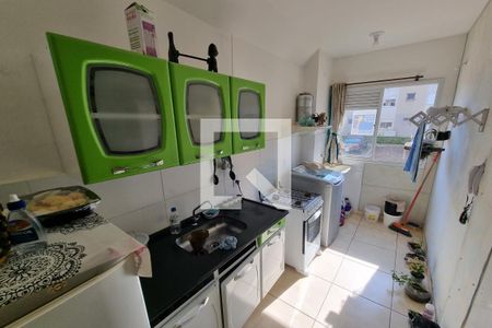 Cozinha e Área de Serviço de apartamento para alugar com 2 quartos, 48m² em Jardim Diva Tarlá de Carvalho, Ribeirão Preto