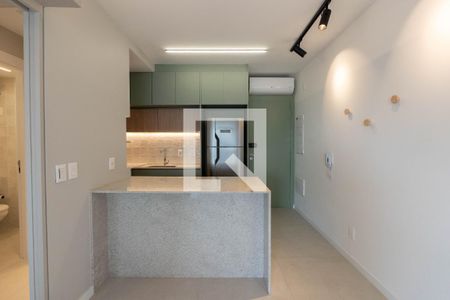 Sala/Cozinha de apartamento para alugar com 1 quarto, 41m² em Bela Vista, São Paulo