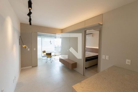 Sala/Cozinha de apartamento para alugar com 1 quarto, 41m² em Bela Vista, São Paulo