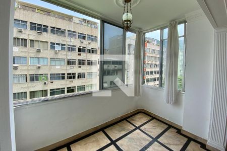 Varanda da Sala de apartamento para alugar com 3 quartos, 120m² em Copacabana, Rio de Janeiro