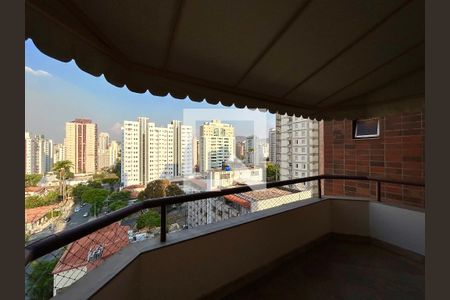 Varanda da Sala de apartamento à venda com 4 quartos, 133m² em Lourdes, Belo Horizonte