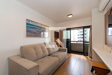 Sala de apartamento para alugar com 1 quarto, 52m² em Centro, Curitiba