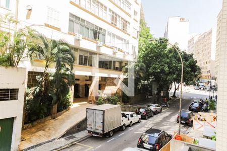 Vista da Sala de apartamento à venda com 3 quartos, 95m² em Copacabana, Rio de Janeiro