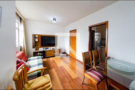 Sala de apartamento à venda com 2 quartos, 92m² em Alto Caiçaras, Belo Horizonte