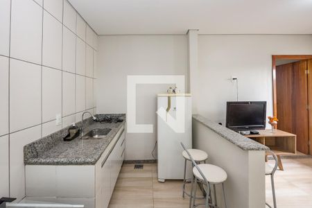 Cozinha de kitnet/studio para alugar com 1 quarto, 70m² em Nova Gameleira, Belo Horizonte