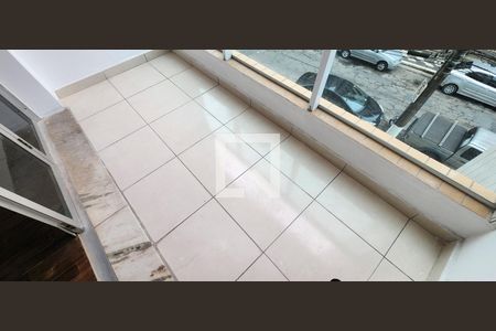 Varanda da Sala de apartamento para alugar com 4 quartos, 142m² em Ponta da Praia, Santos