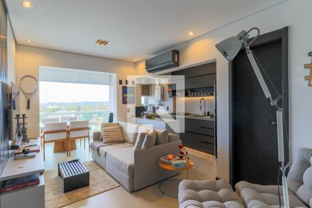 Sala de apartamento à venda com 1 quarto, 51m² em Jardim Aeroporto, São Paulo