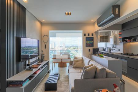 Sala de apartamento à venda com 1 quarto, 51m² em Jardim Aeroporto, São Paulo