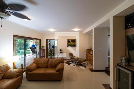 Salas de casa de condomínio à venda com 4 quartos, 420m² em Sítios de Recreio Gramado, Campinas