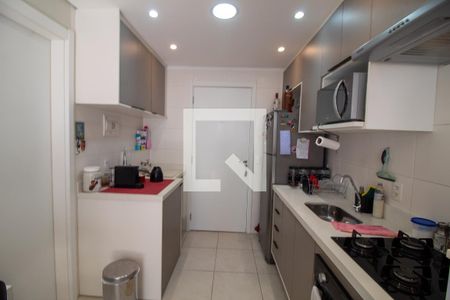 Cozinha de apartamento para alugar com 1 quarto, 26m² em Jardim Caravelas, São Paulo