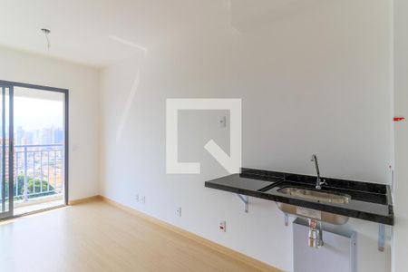 Cozinha de apartamento à venda com 1 quarto, 33m² em Santo Amaro, São Paulo