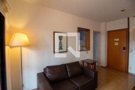 Sala de apartamento para alugar com 2 quartos, 50m² em Cidade Monções, São Paulo