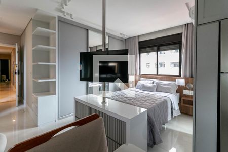 Sala/Quarto de apartamento para alugar com 1 quarto, 48m² em Funcionários, Belo Horizonte