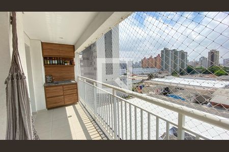 Varanda da Sala  de apartamento à venda com 2 quartos, 65m² em Brás, São Paulo