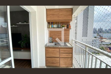 Varanda da Sala  de apartamento à venda com 2 quartos, 65m² em Brás, São Paulo