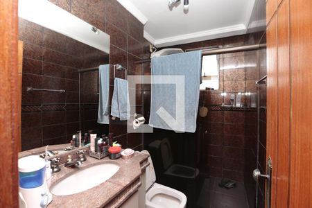 Banheiro da Suíte de apartamento à venda com 4 quartos, 277m² em Bairro da Glória, Contagem