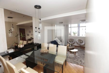 sala  de apartamento à venda com 4 quartos, 277m² em Bairro da Glória, Contagem