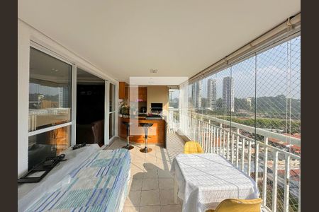 Varanda Gourmet de apartamento à venda com 3 quartos, 130m² em Chácara Santo Antônio (zona Sul), São Paulo
