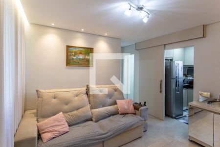 Sala de apartamento à venda com 2 quartos, 47m² em Vila Jardim Leblon, Belo Horizonte