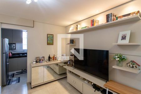 Sala de apartamento à venda com 2 quartos, 47m² em Vila Jardim Leblon, Belo Horizonte