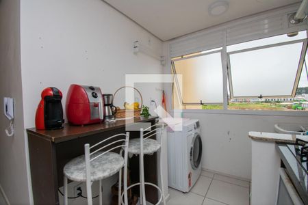Cozinha de apartamento à venda com 2 quartos, 52m² em Hípica, Porto Alegre