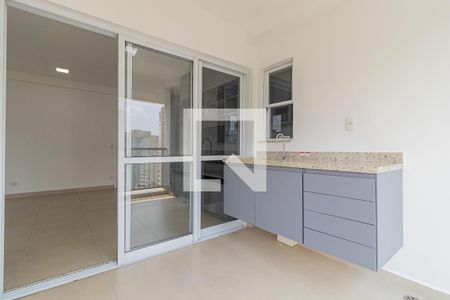 Varanda da Sala de apartamento para alugar com 1 quarto, 58m² em Morumbi, São Paulo