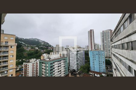 Vista da Sala de apartamento para alugar com 1 quarto, 50m² em Itararé, Santos