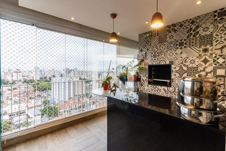 Varanda Gourmet de apartamento à venda com 3 quartos, 133m² em Vila Ester (zona Norte), São Paulo