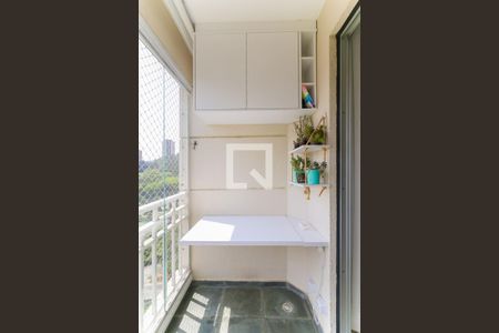 Varanda da Sala de apartamento à venda com 2 quartos, 48m² em Jardim Ampliação, São Paulo
