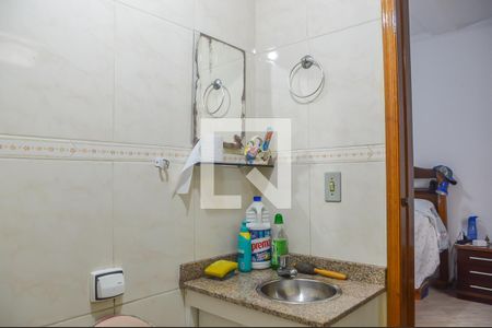 Banheiro da Suíte de casa à venda com 2 quartos, 240m² em Vila Caminho do Mar, São Bernardo do Campo